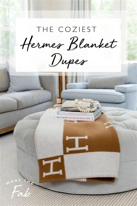 hermes throw dupe